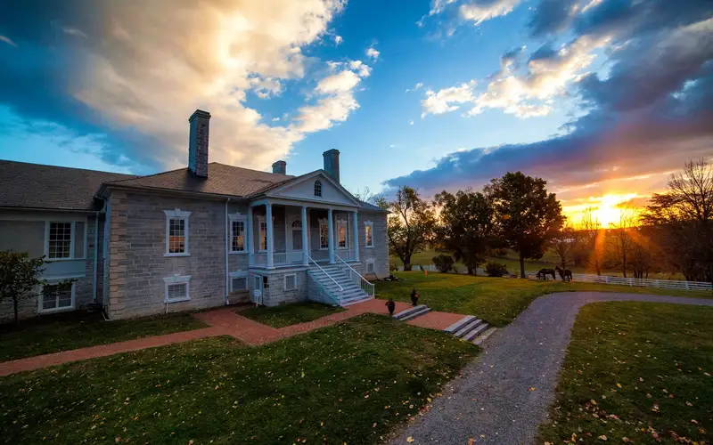 Sunrise over Belle Grove