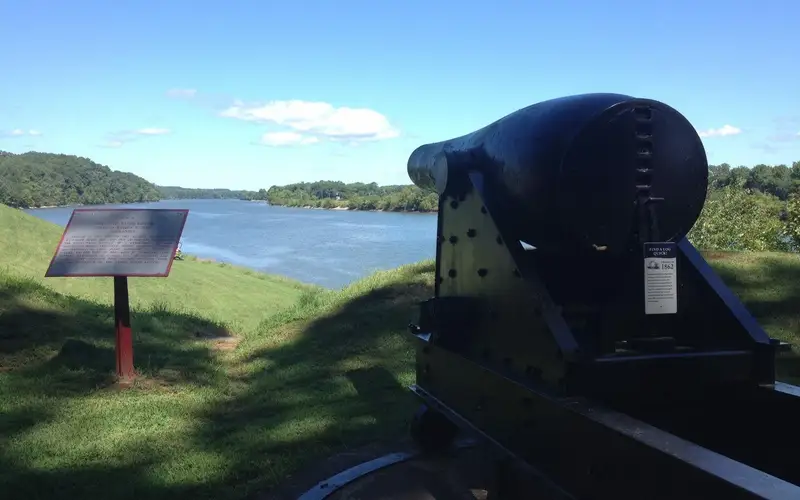 The View from the Upper River Battery