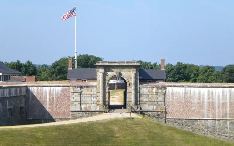 Entrance way into historic Fort Washington