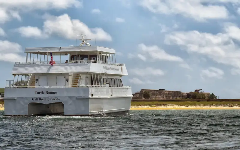 Ferry in the Pensacola Bay