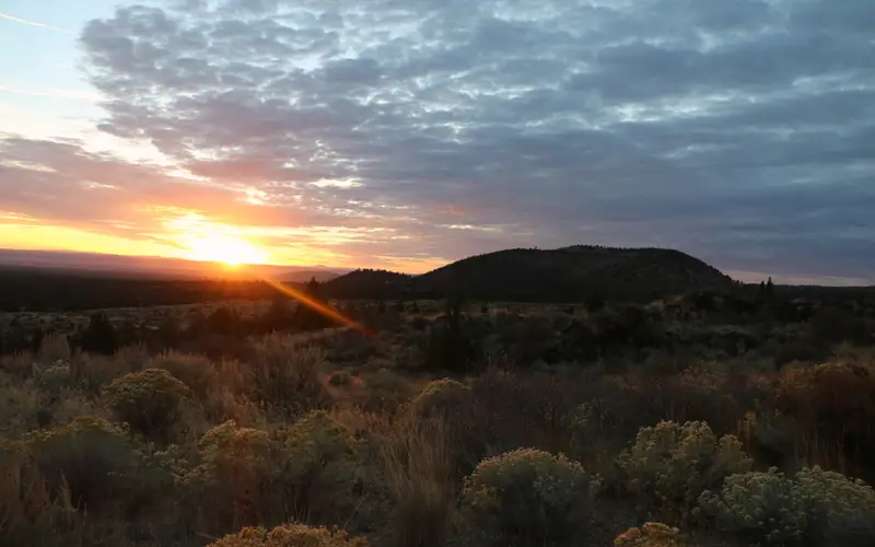 Sunrise at Lava Beds