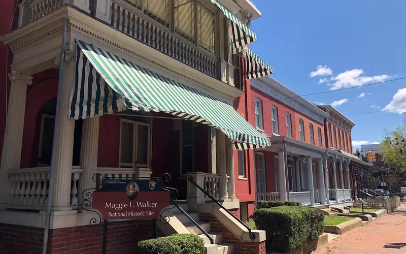 Maggie L. Walker's home and adjacent buildings