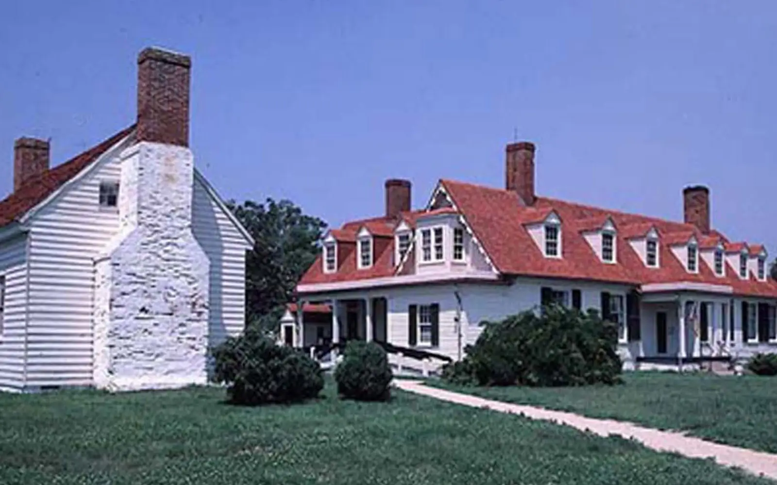 Plantation home prior to the War. U.S. Quartermaster Headquarters during the Siege.