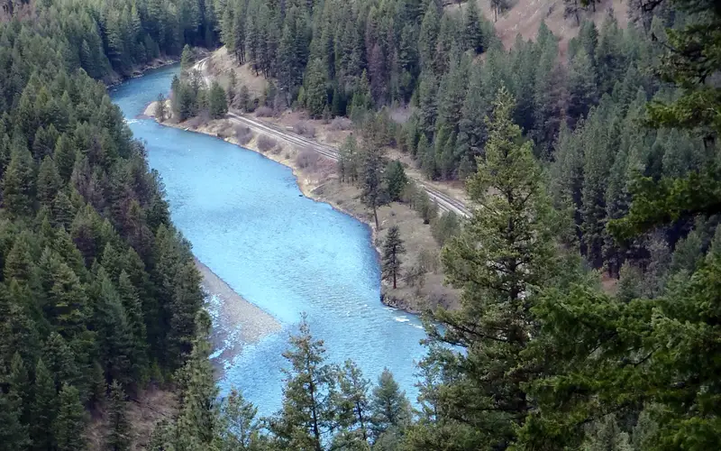 Upland view of the Wallowa River