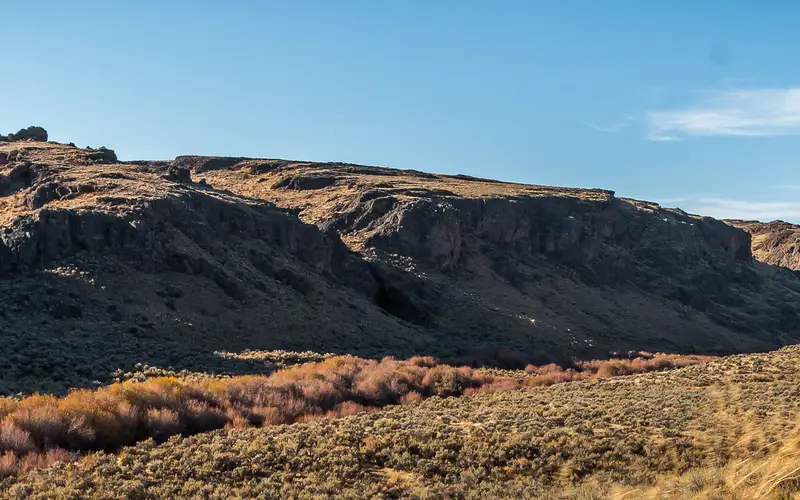 View of the West Little Owyhee River, west of Anderson Crossing