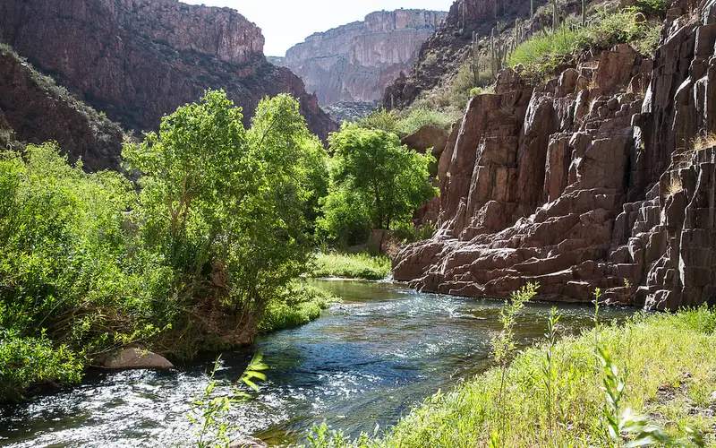 Aravaipa Creek in Aravaipa Canyon Wilderness