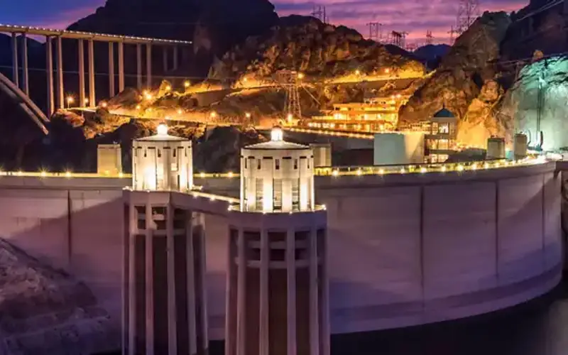 Hoover Dam at Night