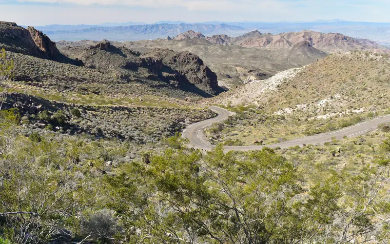 Mountain views from the Route 66 Historic Back Country Byway