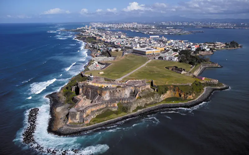 Castillo San Felipe del Morro Aereal View